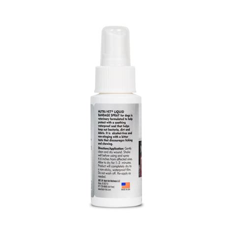 Nutri Vet Liquid Bandage Spray Is Dog Wound Care That Helps Protect