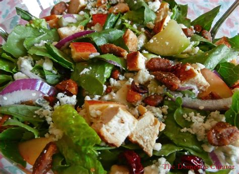 The Domestic Curator Apple Pecan Chicken Salad With Pomegranate
