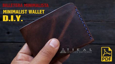 Making Minimalist Wallet Pdf Pattern Youtube