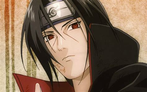 Herunterladen Hintergrundbild Itachi Uchiha Portrait Mangas Naruto