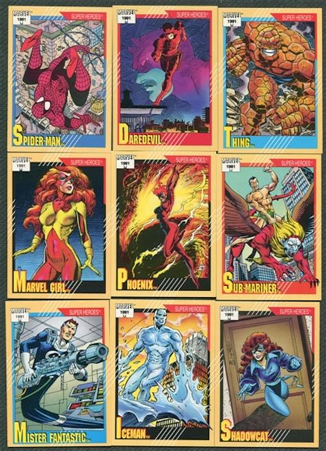 Impel 1991 Marvel Universe Series 2 Complete 162 Card Set Da Card World