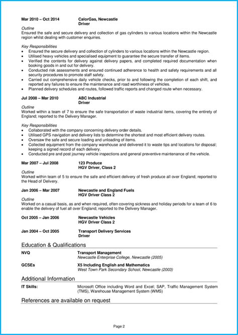 Professionally written free cv examples that demonstrate what to include in your curriculum vitae and how to structure it. Delivery driver CV example + writing guide Land top jobs