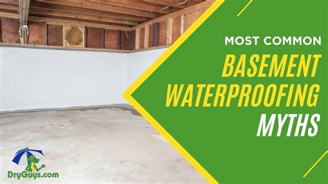Common Basement Waterproofing Myths And Misconceptions Youtube