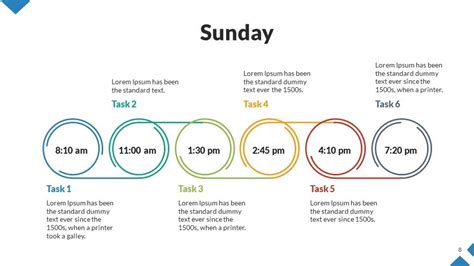 Week And Day Planning Powerpoint Presentation Template Keynote