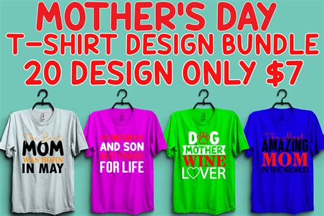 Mothers Day T Shirt Design Bundle Bundle · Creative Fabrica