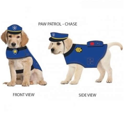 Rubies Paw Patrol Chase Pet Costume Ubicaciondepersonascdmxgobmx