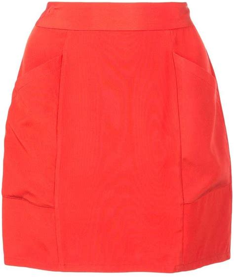 Fleur Du Mal High Waisted Mini Skirt Mini Skirts Skirts Body Con Skirt