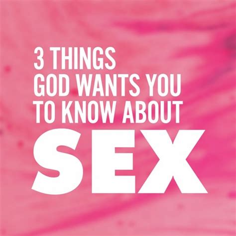 Stream 3 Things God Wants You To Know About Sex Part 1 Pastor Lisa