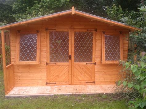 12x12 Large Summer House With Porch Garden Pleasure