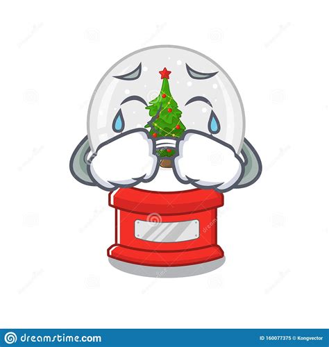 Crying Christmas Tree Cartoon Royalty Free Illustration Cartoondealer