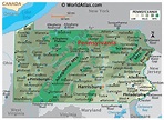 Mapas de Pensilvania - Atlas del Mundo
