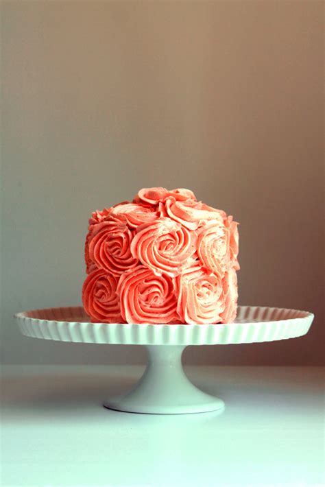 Peach Rose Cake Oh Sweet Day Blog