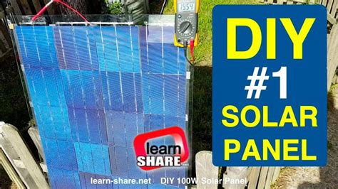 Continue reading below our video of the day. DIY 100W Solar Panel: How to Make Homemade Solar Panels from Scratch - Part 1 - YouTube