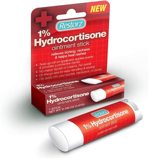 Restorz Hydrocortisone 1 Cream Treatment Stick Fast