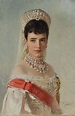 Dowager Empress Maria Feodorovna of Russia by VE Makovsky 1900 | Maria ...