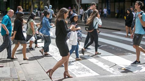 Texting While Walking The New York Times