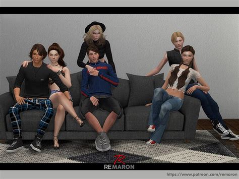 Group Pose November Offer Part 02 By Remaron At Tsr Sims 4 Updates