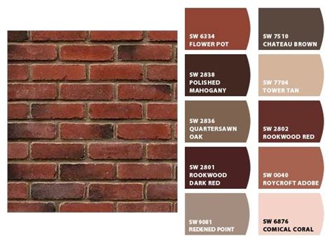 Paint Colors That Go With Red Brick Red Brick House Red Brick