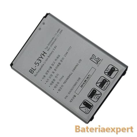 Bl 53yh Replacement Battery For Lg G3 D855f400d830d850vs985d850