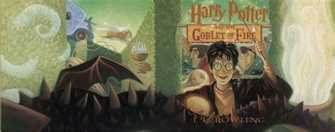 This Image Is Taken From The Book Cover Harry Potter And The Goblet Of