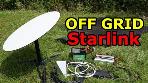 Starlink Off Grid Portable High Speed Internet For Camping And