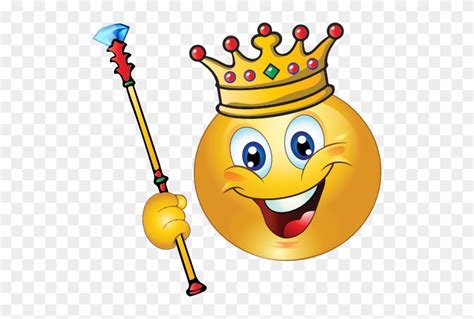 Motivational Emoji King And Queen Free Transparent Png Clipart