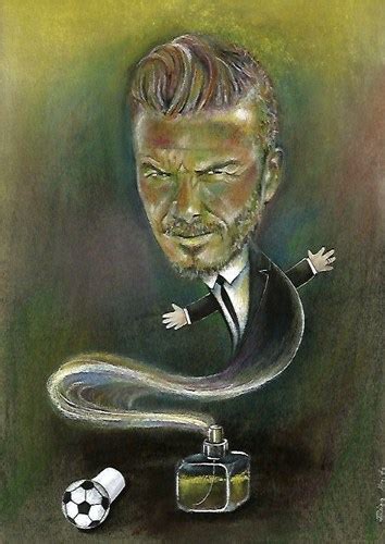 David Beckham By Riina Maido Sports Cartoon Toonpool