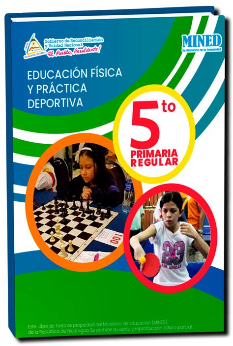 Libro De Educacion Fisica 5to Quinto Grado Mined Nicaragua