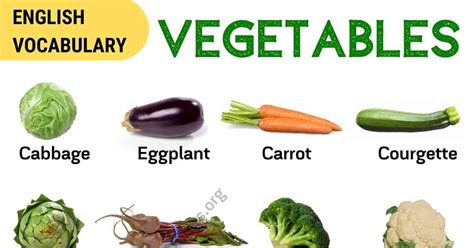 List Of Vegetables Popular Vegetables Names With The Picture My