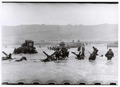 American Soldiers Landing On Omaha Beach D Day Normandy France