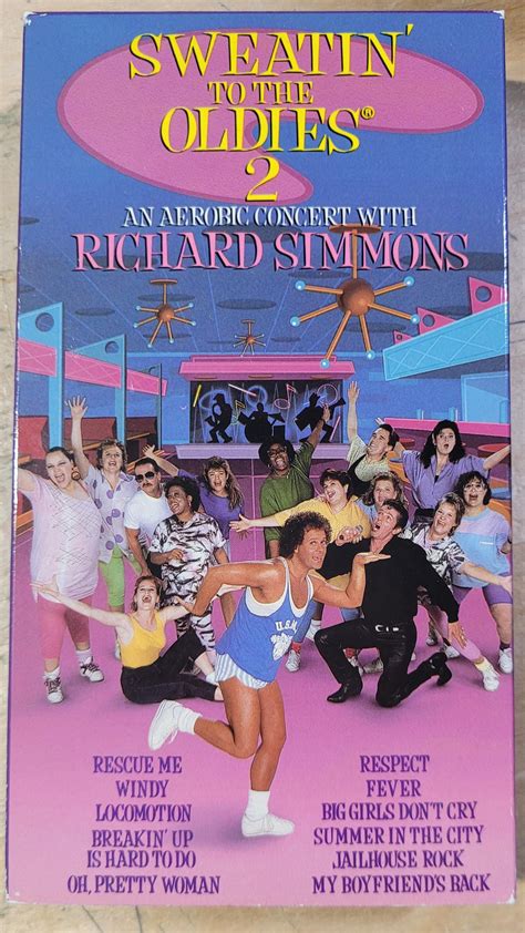 richard simmons sweating to the oldies 2 on vhs r vhs