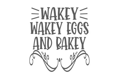 Wakey Wakey Eggs And Bakey Graphic By Hello · Creative Fabrica