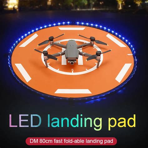 Dji Mavic 2 Mini Pro Air Led Landing Pad 80cm With Led Lights Portable Foldable Landing Pad For