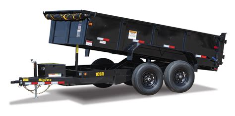 Big Tex Trailers 10sr Pro Series Tandem Axle Single Ram Dump Trailer