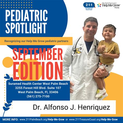 September Pediatric Spotlight Suramed West Palm Beach — 211 Helpline