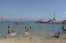 saranda beach albania ozoutback there ionian sea harbour ferry greek boys play background