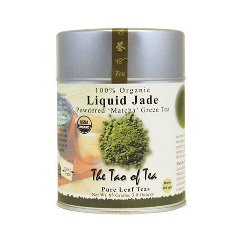 The Tao Of Tea Powdered Matcha Green Tea Liquid Jade 3 Oz Can Swanson