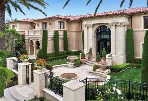 10 Million Mediterranean Style Mansion In Newport Beach California
