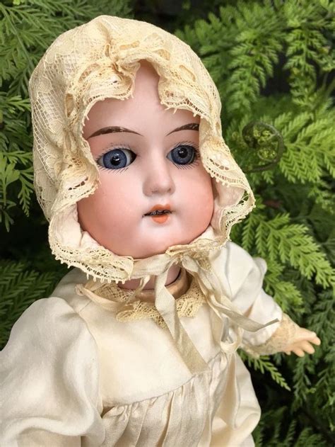 Antique German Armand Marseille Floradora 15” Bisque Head Doll Compo