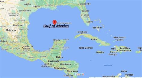 ¿dónde Está El Gulf Of Mexico Dónde Queda El Gulf Of Mexico ¿dónde