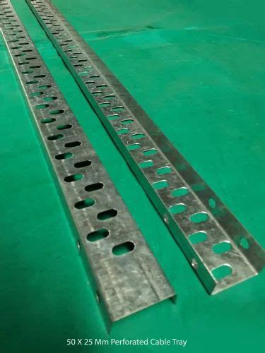 Steel Galvanized Pct X Mm Perforated Cable Tray For Industrial