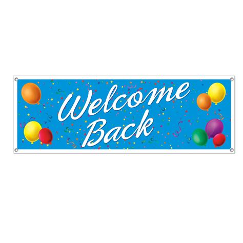Welcome Back Banner Fiesta Party Supplies