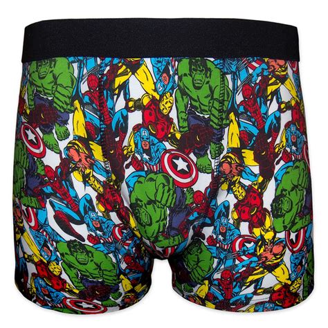 Marvel Comics Iron Man Hulk Official T 1 Pair Mens Boxer Shorts