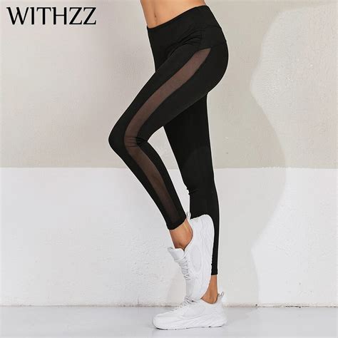 Withzz Elastic Quick Drying Breathable Leggings Women Leggins Elbows