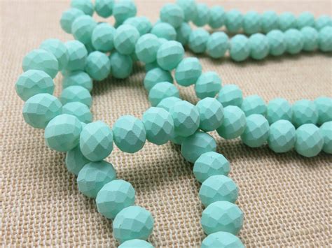 8mm Glass Faceted Beads Set Of 10 Glass Beads For Diy Etsy Uk