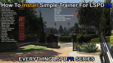 How To Install Simple Trainer For LSPDFR On PC GTA 5 2022 Tutorial