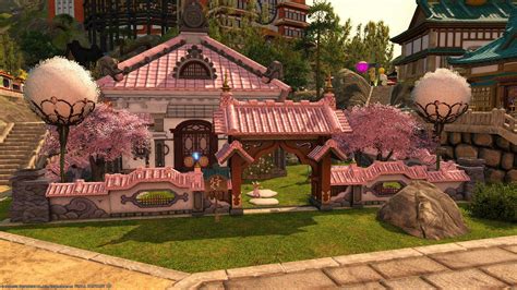 All Pink And All Cute Kawaii Themed Shirogane Cottage Rffxiv