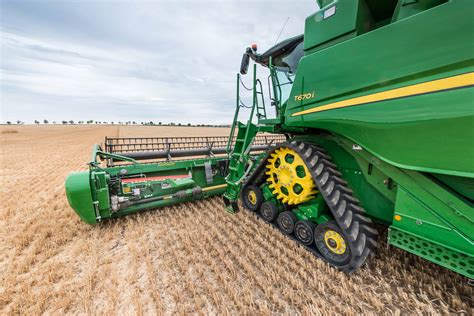 New Tracks And Higher Performance For John Deere Combines Farm Machinery