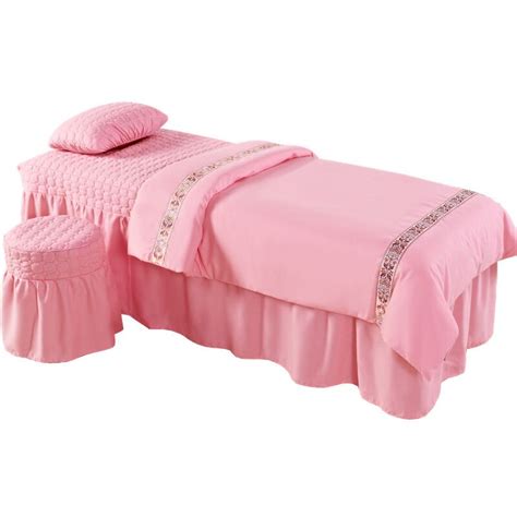 4pcsset Beauty Salon Bedding Set Bed Linens Bedspread Massage Spa