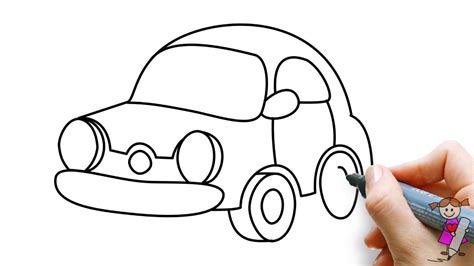 Kies allemaal een auto uit die jullie mooi vinden, en ga hem inkleuren met de mooiste kleuren. Leer om een auto te tekenen voor kinderen! - YouTube
